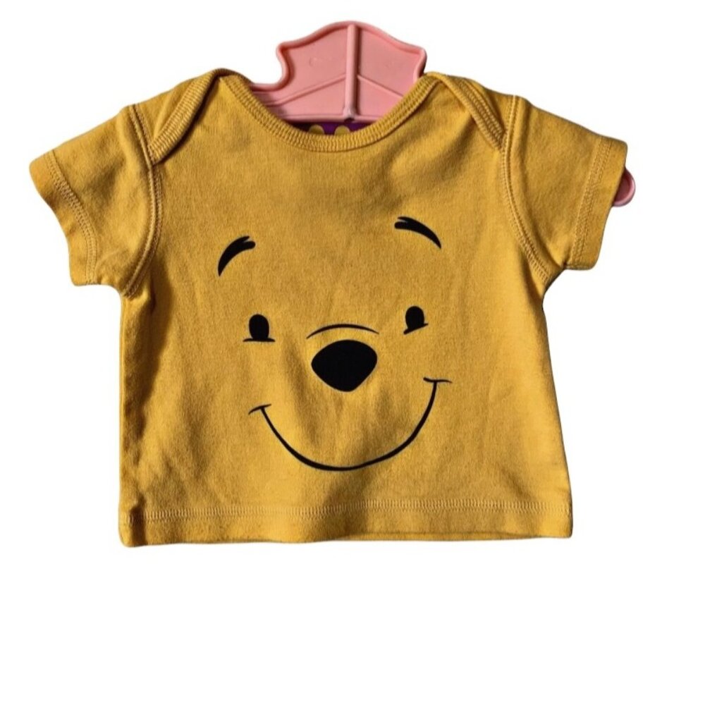 Disney Negative Space Winnie The Pooh Face Tee 3 Months